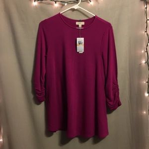 Fuschia tunic!